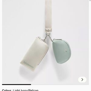 lululemon athletica Ivory and Mint Accessory Set